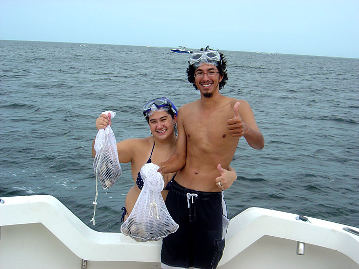 Scalloping in Crystal River Florida
